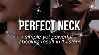 MANIFEST Perfect Neck Subliminal ✻ [upl. by Alag692]