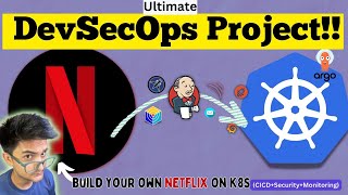 DevSecOps Pipeline Project Deploy Netflix Clone on Kubernetes [upl. by Dnalkrik]