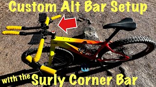 Surly Corner Bar  Drop Bars for Mountain Bikes  Aero Salsa Beargrease  Fat bike [upl. by Adnerad564]