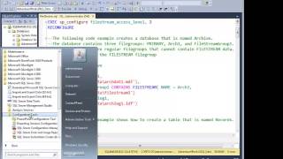 FileStream y FileTable en SQL Server 2012 [upl. by Tower]