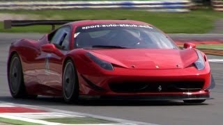 Ferrari 458 Italia GT3 SOUND  Accelerations amp Downshifts [upl. by Kiran]