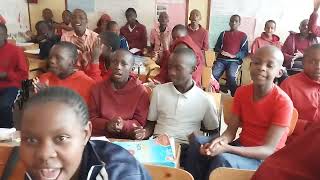 Candidates from Langata Barracks PrimaryNairobi County in a jovial mood singing Mathematics melody [upl. by Eniksre527]