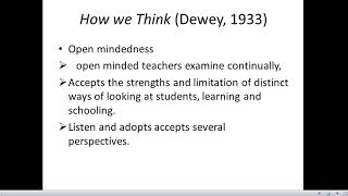 John Dewey Reflective Thinking [upl. by Yehsa]