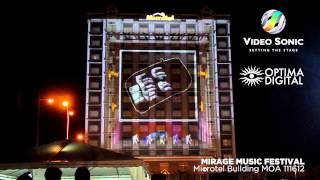 Mitsubishi Mirage Projection Mapping MOA Philippines [upl. by Ariada]