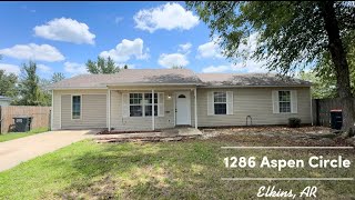 1286 Aspen Cir Elkins AR [upl. by Aicenek]