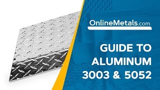 Guide to 3003 amp 5052 Aluminum  Materials Talk Series [upl. by Justen]