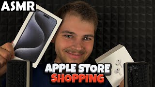 АСМР  SHOPPING AT THE APPLE STORE ROLEPLAY RUSSIAN ASMR Tony Russian [upl. by Lamb500]