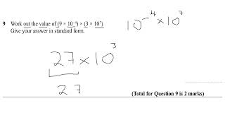 Maths Tutoring for KS2 KS3 and GCSE Maths Standard Form in just 75 seconds GCSE Maths 2025 [upl. by Tonry]