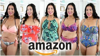 I Bought 7 Amazon SwimSuits  Size 1214  Try on Haul [upl. by Aaronson]