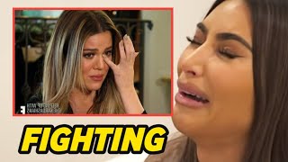 FIGHTING🛑 Kim and Khloe Kardashian fight over new man [upl. by Doretta]