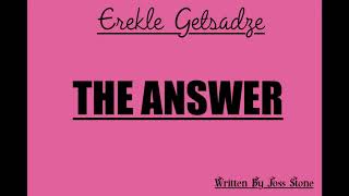 Joss Stone  The Answer Erekle Getsadze Rework [upl. by Cirdnek]