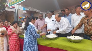 Communal Harmony in Ganesh Procession MLC Amer Ali Khan participated in Annadanam Program [upl. by Sacram]