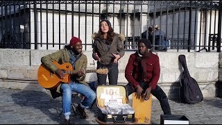 Pelin Çelik  Je Veux Zaz Montmartre Paris [upl. by Hpeosj]