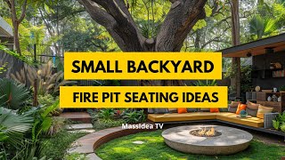 40 Awesome Small Backyard Fire Pit Seating Ideas [upl. by Yojal702]