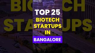 TOP 25 Biotech Startups in Bangalore biotech startup bangalore [upl. by Eddina]