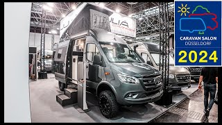 JULIA CAMPERS MERCEDES SPRINTER 4X4 SLEEPS 6 CARAVAN SALON DUSSELDORF 2024 [upl. by Nottnerb]