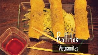 Comida saludable Cómo preparar los rollitos vietnamitas [upl. by Terhune]