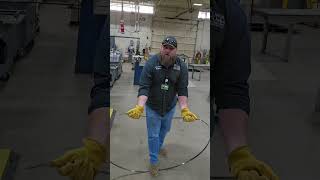 How To Fold A Bandsaw Blade foryoupage shop hacks advice careertech tooltips bandsaw [upl. by Rokach]