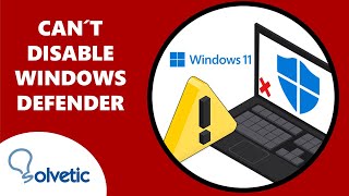 Cant Disable Windows Defender ✔️ FIX [upl. by Asseret88]