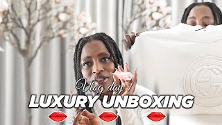 Unboxing Versace Gucci Dior amp More  Vlog with Cindy Ocran [upl. by Kiyoshi]