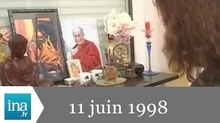 JT France 2 20H du 11 JUIN 1998 fin de laffaire Auroez Drossard  Yves Montand  Archive INA [upl. by Malony]