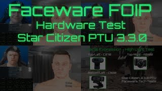 FOIP Star Citizen 330 PTU Hardwarelighting tests [upl. by Janik216]