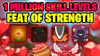 FEAT OF STRENGTH 1 MILLION SKILL LEVELS  Giant Simulator [upl. by Chellman690]