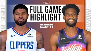 LA Clippers at Phoenix Suns  Full Game Highlights [upl. by Nodnol]