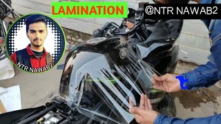 Yamaha R15 Laminationmodification PPF Installation NTRNAWAB2 lamination ppf [upl. by Mullac]