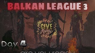 BALKAN LEAGUE 3 DAY 4 Garena Free FireBalkan TournamentGIVEAWAYS [upl. by Boyes]