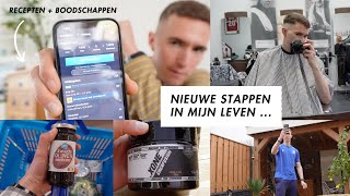 TIJD OM TE GROEIEN RECEPTEN BOODSCHAPPEN EN NAAR DE KAPPER  weekvlog 1 [upl. by Odericus]