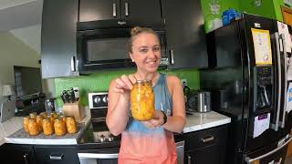 Canning Homegrown Peaches No added Sugar [upl. by Bennett852]