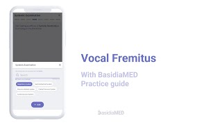 Vocal Fremitus  BasidiaMED Practice [upl. by Rossie]