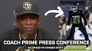 Coach Prime Calls Out Shilo amp Keeps it Real after Buffs Loss vs KSU [upl. by Luhey189]