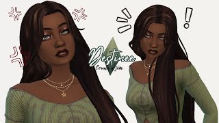 🌿The Sims 4  Destinee  CreateASim [upl. by Anillek]