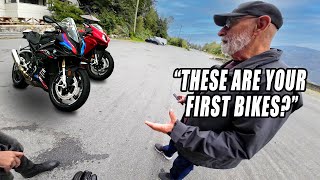 S1000RR ne uncle ko SHOCK kar diya  S1000RR and MV Agusta F3r [upl. by Ymac311]