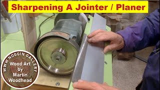 HOW TO SHARPEN JOINTER  PLANER KNIVES [upl. by Annavas]