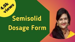 Dosage Forms Of Drug  Semisolid Dosage From  Bangla Tutorial  Pharma Notebook [upl. by Akiemat]