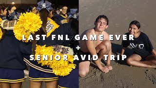 last fnl game ever  senior avid trip senior year [upl. by Teodoro]