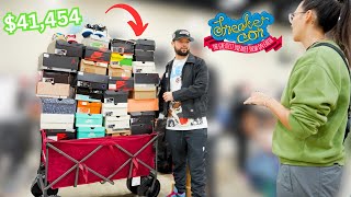 CASHING OUT 40K IN 30 MINUTES AT SNEAKER CON SAN ANTONIO [upl. by Eilyw]