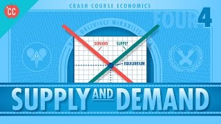 Supply and Demand Crash Course Economics 4 [upl. by Yxor33]