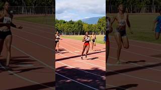 Atletismo femenino en los 150 metros en Barahona RD con miras a los Juegos Olímpicos 2024 Francia [upl. by Norvil]