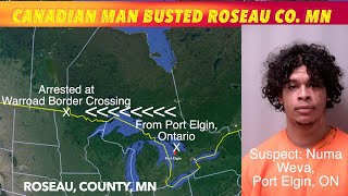 Canadian Man Takes Long Drive To Drug Bust In Roseau County Minnesota [upl. by Riane848]