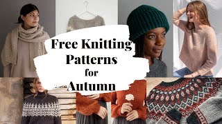 10 Free Knitting Patterns for Autumn 2021 [upl. by Atorod]