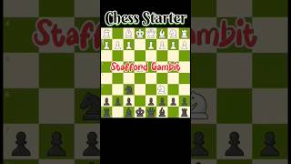 Stafford Gambit Traps🔥♟️ brilliantmove chess chesstraps staffordgambit chessshorts ericrosen [upl. by Lenod]