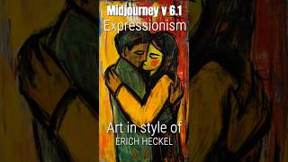 Famous Expressionists in MidJourney Explore Erich Heckels Art [upl. by Valenba629]