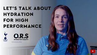 Spurs Nutritionist explains the benefits of ORS Hydration for performance [upl. by Avika]