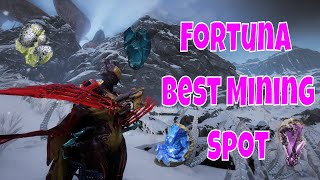 Fortuna Best Mining Spot  Warframe Fortuna [upl. by Sculley]