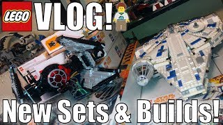 Kessel Run Millennium Falcon First Order Tie Interceptor amp More  MandRproductions LEGO Vlog [upl. by Cullen932]