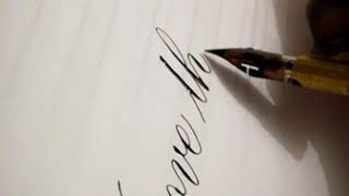 Calligrafia in corsivo inglese [upl. by Ajit268]